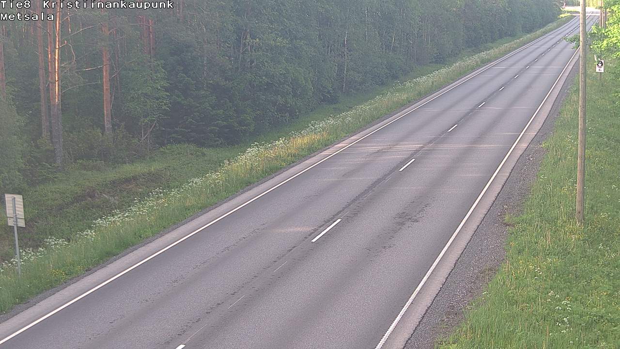 Kelikamerat Kuva Tie 8 Kristiinankaupunki, Metsälä, Kristiinankaupunki, Pohjanmaa