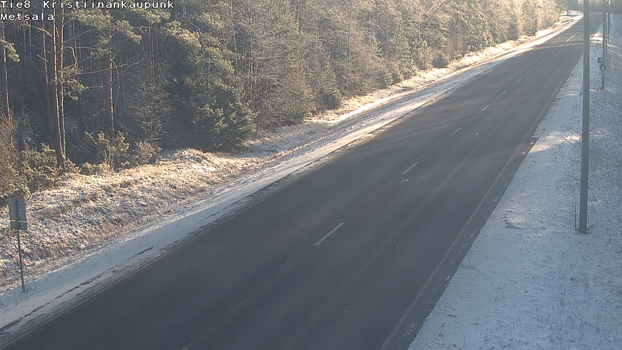 Weather Camera Image Road 8 Kristiinankaupunki Metsälä, Kristiinankaupunki, Pohjanmaa