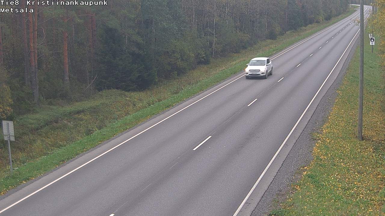 Kelikamerat Kuva Tie 8 Kristiinankaupunki, Metsälä, Kristiinankaupunki, Pohjanmaa