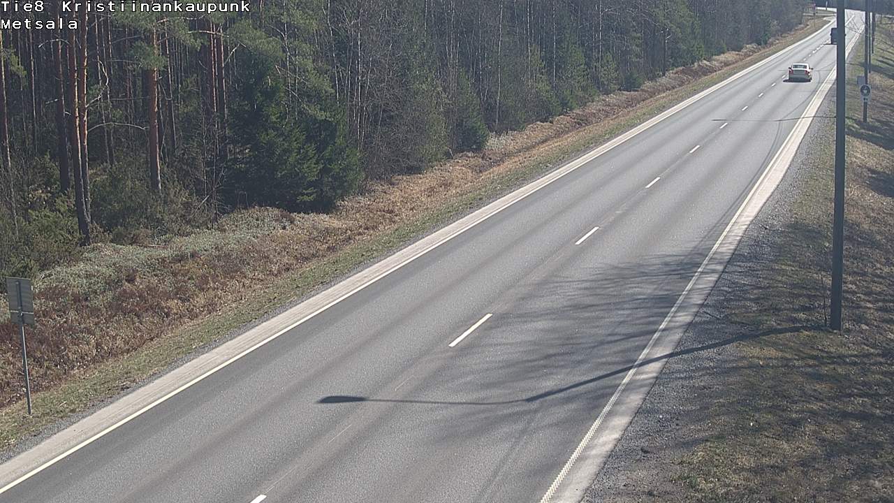 Weather Camera Image Väg 8 Kristinestad, Ömossa, Kristiinankaupunki, Pohjanmaa