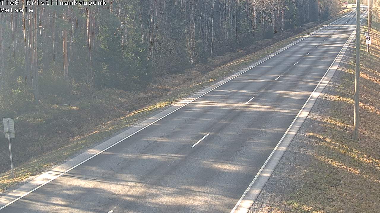 Weather Camera Image Väg 8 Kristinestad, Ömossa, Kristiinankaupunki, Pohjanmaa