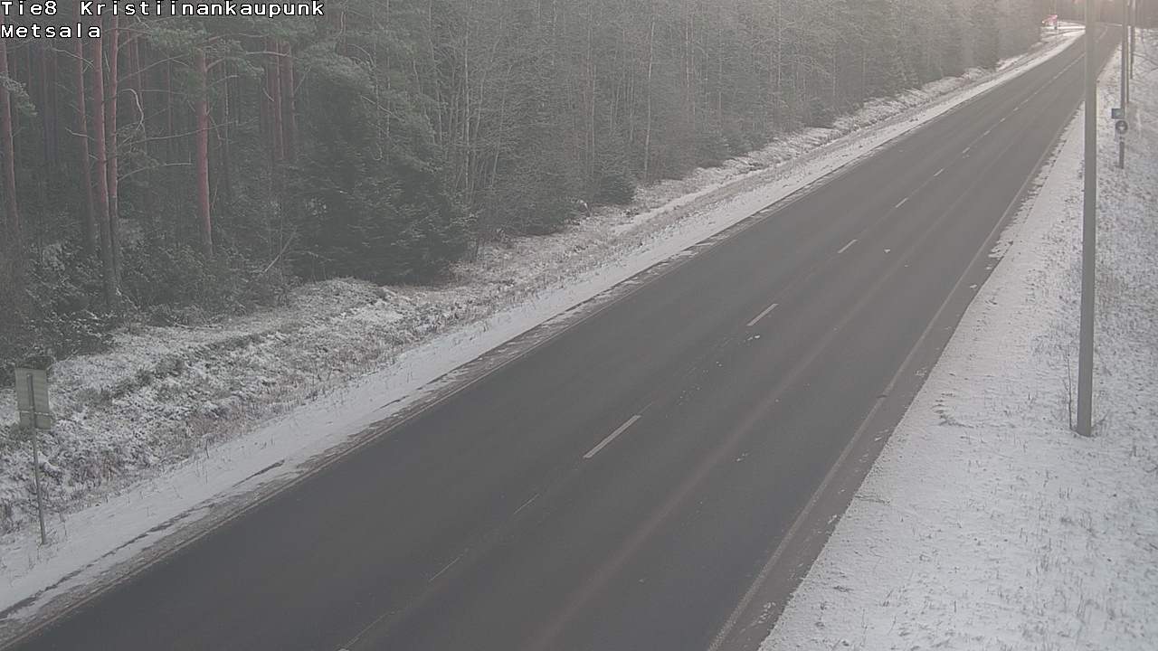 Weather Camera Image Road 8 Kristiinankaupunki Metsälä, Kristiinankaupunki, Pohjanmaa