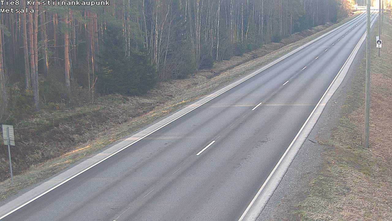 Weather Camera Image Väg 8 Kristinestad, Ömossa, Kristiinankaupunki, Pohjanmaa