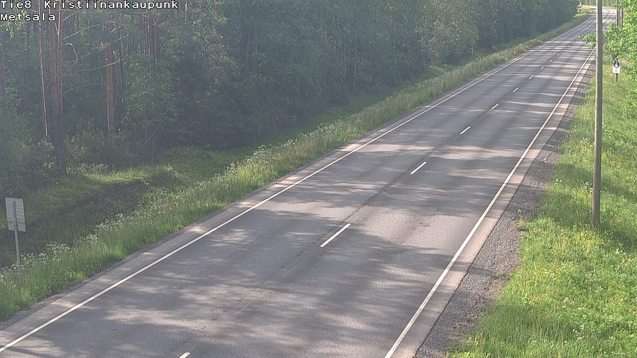 Weather Camera Image Väg 8 Kristinestad, Ömossa, Kristiinankaupunki, Pohjanmaa
