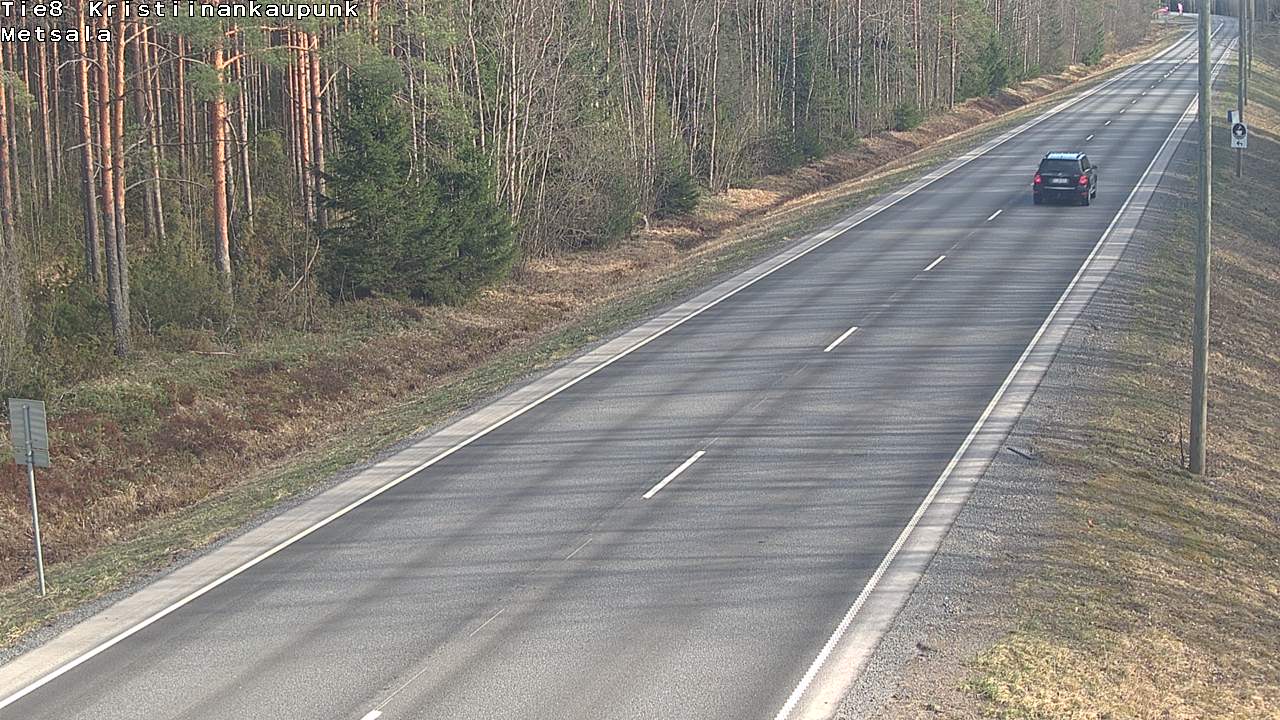 Weather Camera Image Väg 8 Kristinestad, Ömossa, Kristiinankaupunki, Pohjanmaa