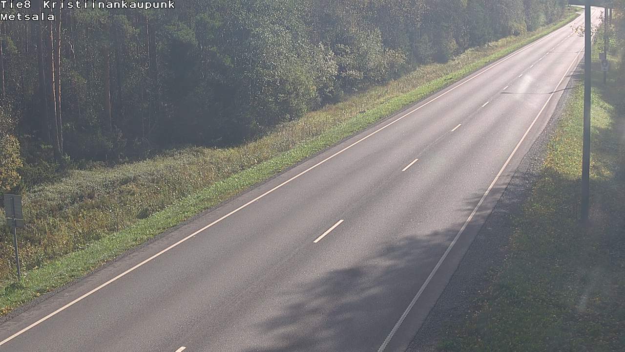 Weather Camera Image Road 8 Kristiinankaupunki Metsälä, Kristiinankaupunki, Pohjanmaa