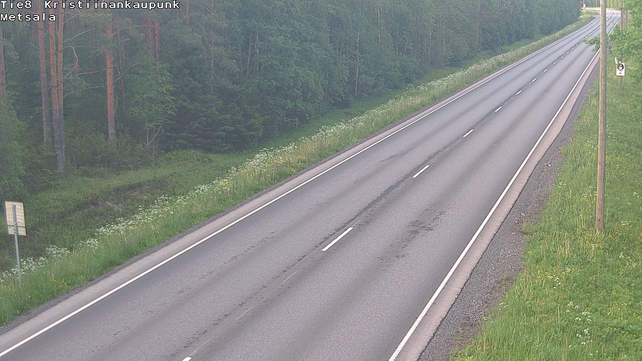 Kelikamerat Kuva Tie 8 Kristiinankaupunki, Metsälä, Kristiinankaupunki, Pohjanmaa
