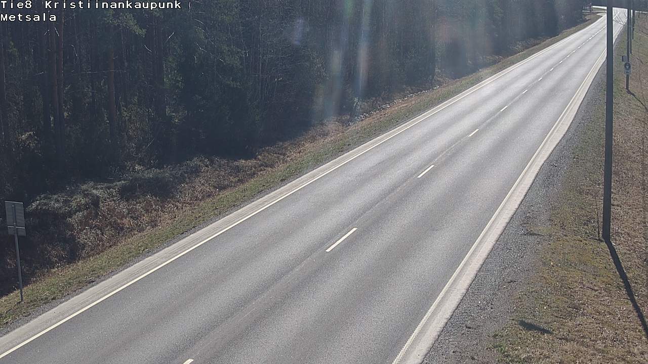 Weather Camera Image Väg 8 Kristinestad, Ömossa, Kristiinankaupunki, Pohjanmaa