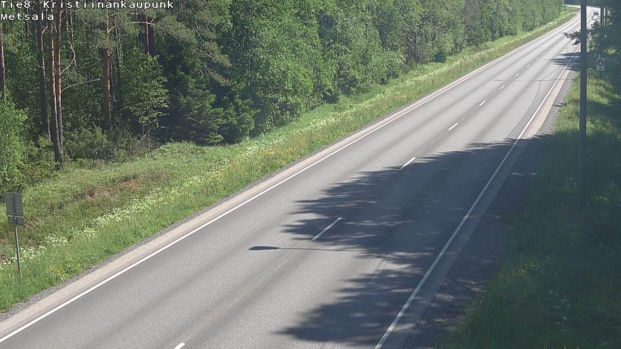 Weather Camera Image Väg 8 Kristinestad, Ömossa, Kristiinankaupunki, Pohjanmaa