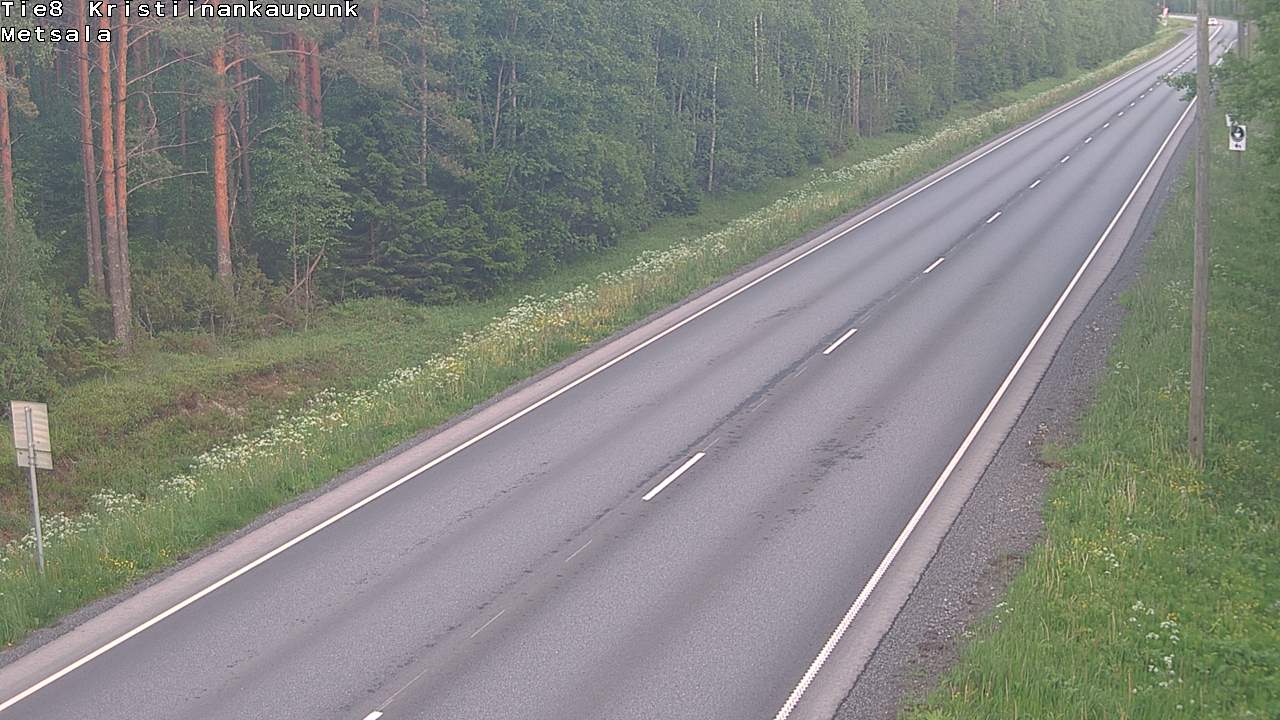 Kelikamerat Kuva Tie 8 Kristiinankaupunki, Metsälä, Kristiinankaupunki, Pohjanmaa