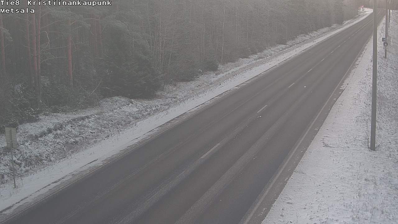 Weather Camera Image Road 8 Kristiinankaupunki Metsälä, Kristiinankaupunki, Pohjanmaa