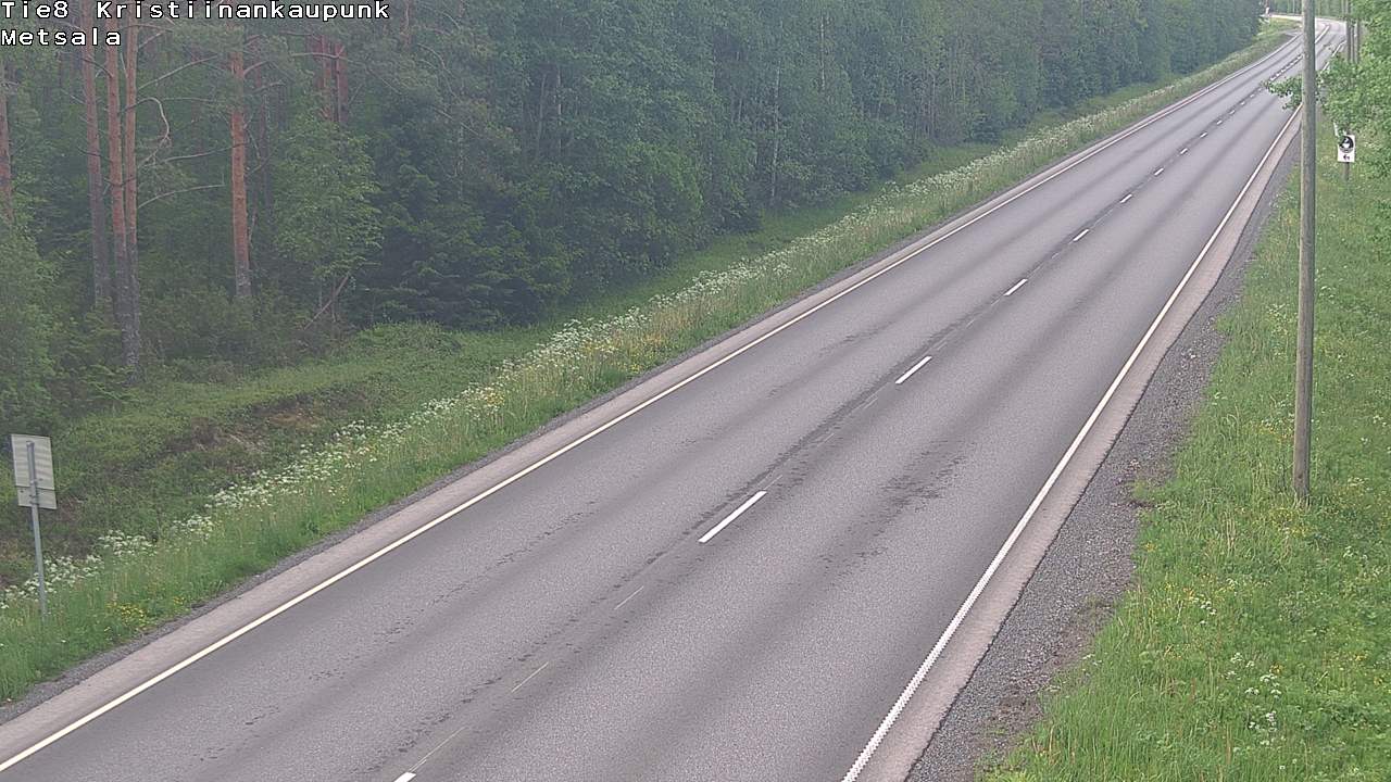 Kelikamerat Kuva Tie 8 Kristiinankaupunki, Metsälä, Kristiinankaupunki, Pohjanmaa
