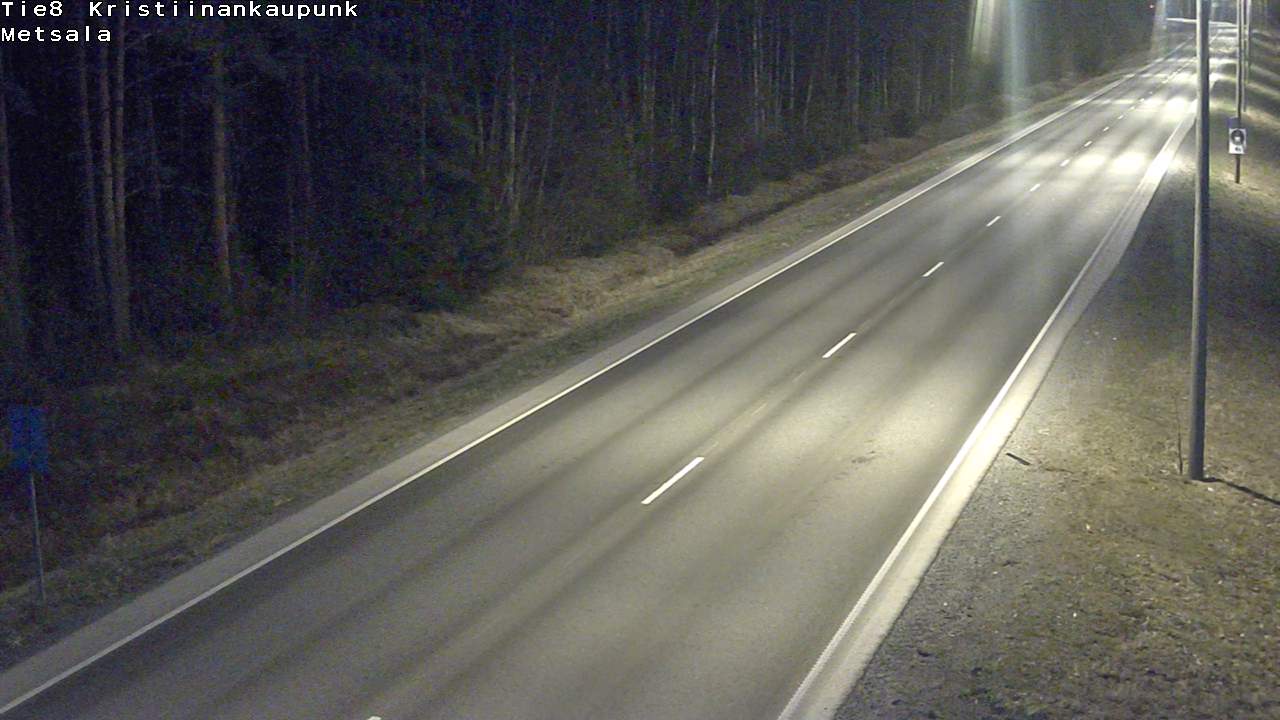 Weather Camera Image Road 8 Kristiinankaupunki Metsälä, Kristiinankaupunki, Pohjanmaa