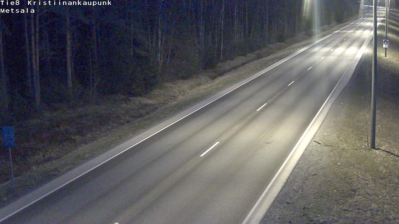 Weather Camera Image Väg 8 Kristinestad, Ömossa, Kristiinankaupunki, Pohjanmaa