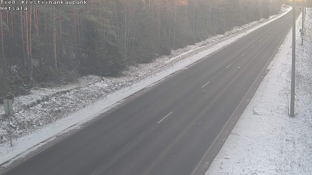 Kelikamerat Kuva Tie 8 Kristiinankaupunki, Metsälä, Kristiinankaupunki, Pohjanmaa