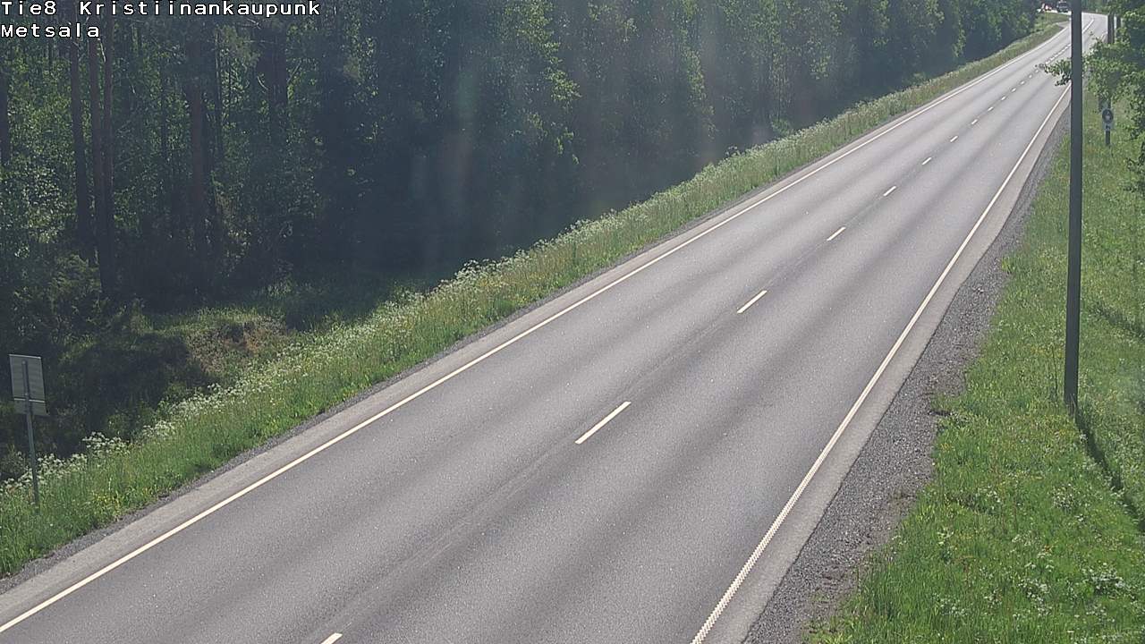 Weather Camera Image Väg 8 Kristinestad, Ömossa, Kristiinankaupunki, Pohjanmaa