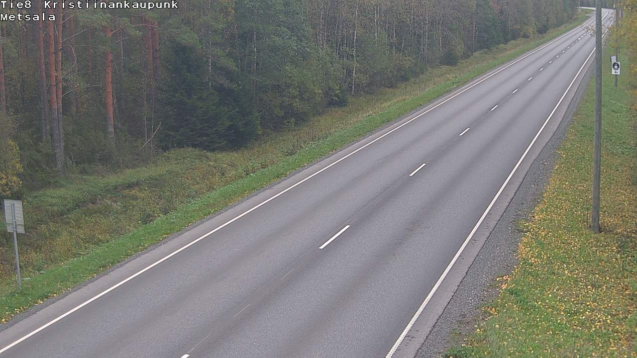 Kelikamerat Kuva Tie 8 Kristiinankaupunki, Metsälä, Kristiinankaupunki, Pohjanmaa