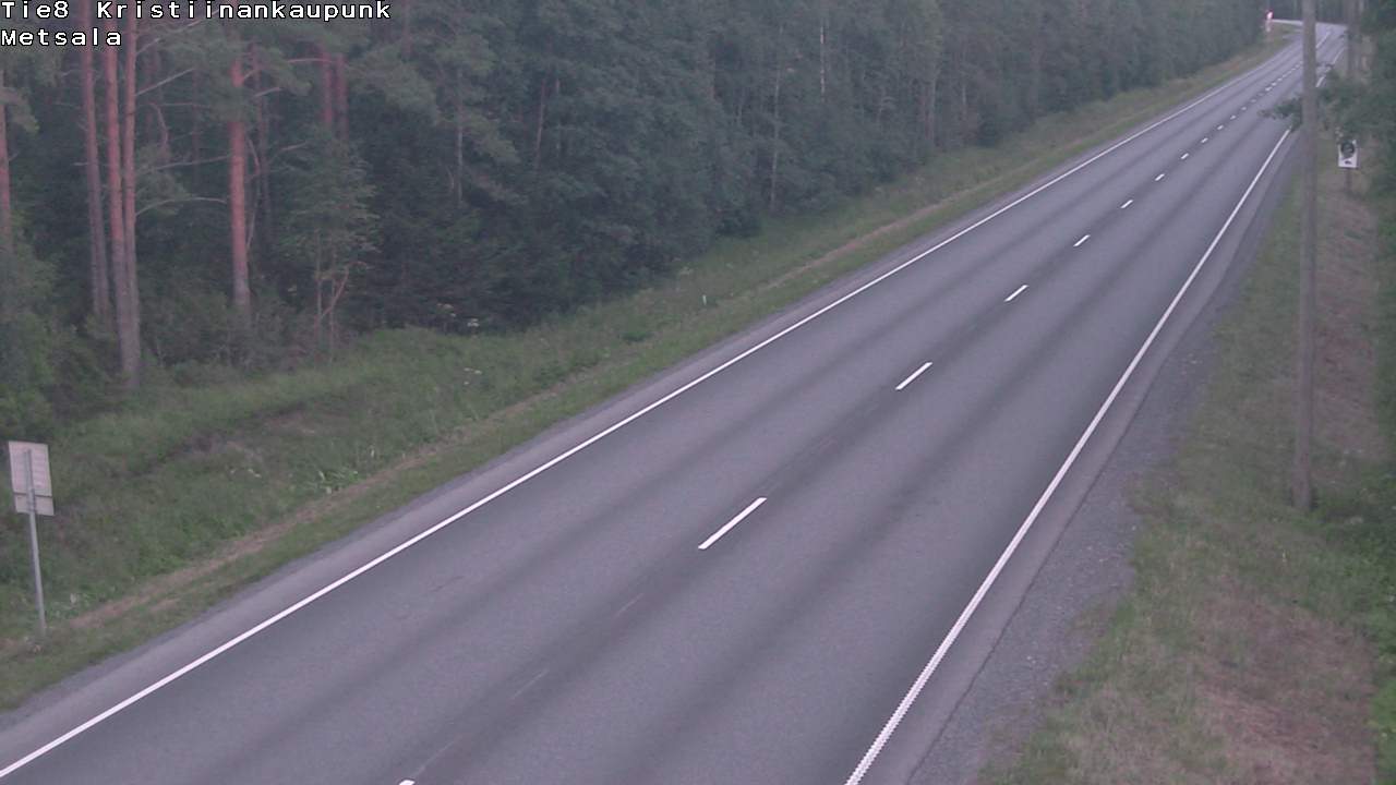 Kelikamerat Kuva Tie 8 Kristiinankaupunki, Metsälä, Kristiinankaupunki, Pohjanmaa