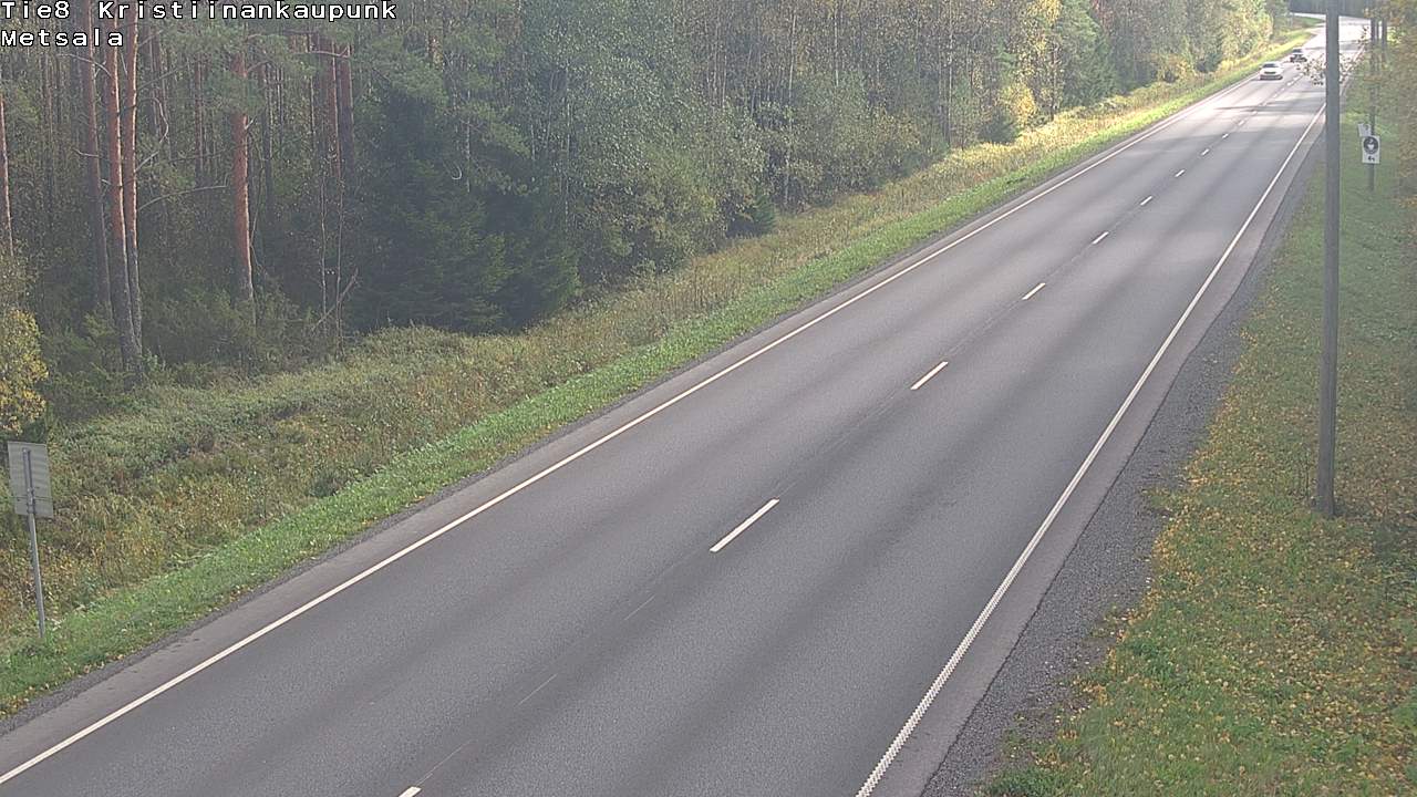 Weather Camera Image Road 8 Kristiinankaupunki Metsälä, Kristiinankaupunki, Pohjanmaa