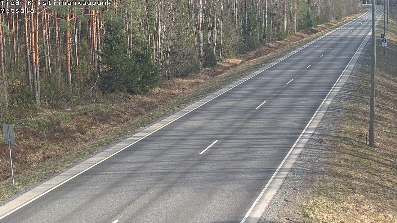 Weather Camera Image Väg 8 Kristinestad, Ömossa, Kristiinankaupunki, Pohjanmaa