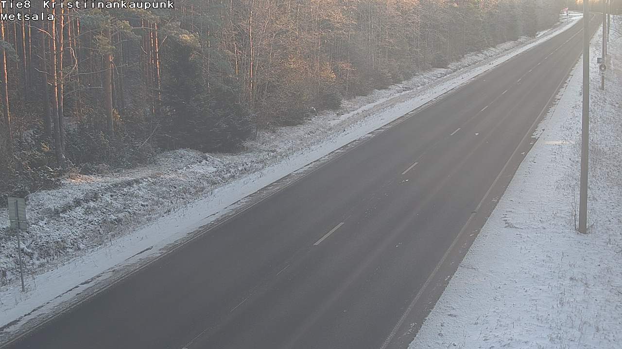 Weather Camera Image Road 8 Kristiinankaupunki Metsälä, Kristiinankaupunki, Pohjanmaa