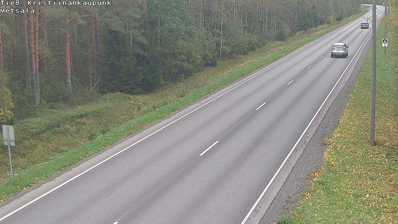 Kelikamerat Kuva Tie 8 Kristiinankaupunki, Metsälä, Kristiinankaupunki, Pohjanmaa