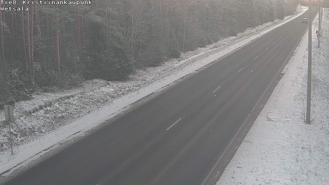 Weather Camera Image Road 8 Kristiinankaupunki Metsälä, Kristiinankaupunki, Pohjanmaa