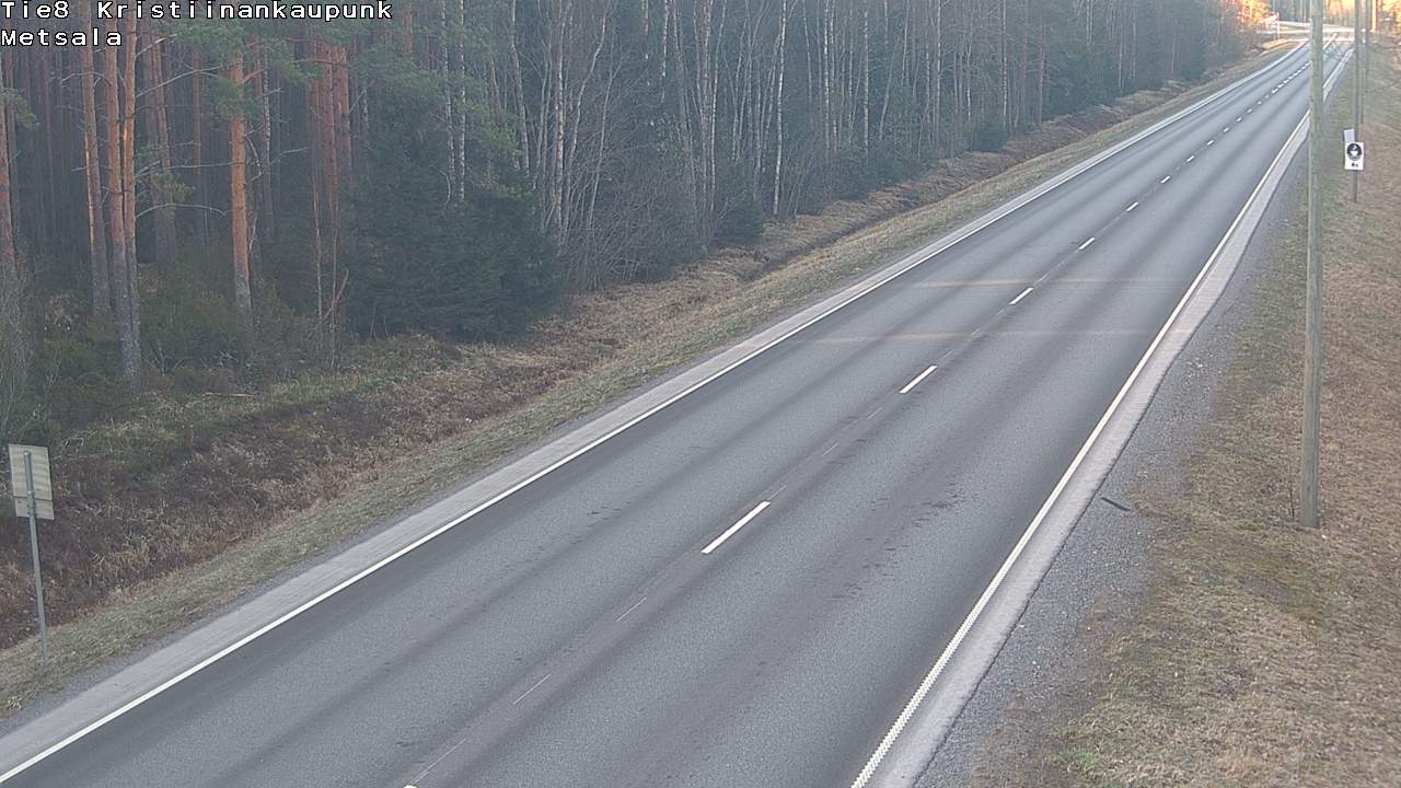 Weather Camera Image Väg 8 Kristinestad, Ömossa, Kristiinankaupunki, Pohjanmaa