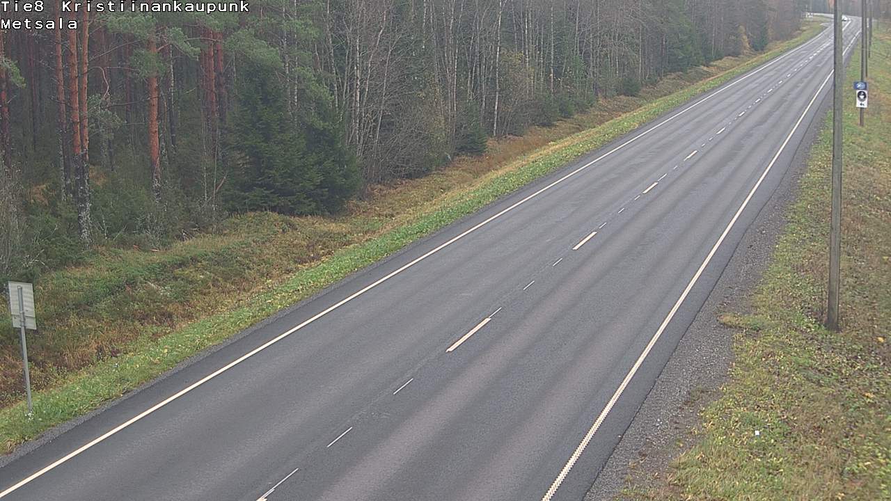 Kelikamerat Kuva Tie 8 Kristiinankaupunki, Metsälä, Kristiinankaupunki, Pohjanmaa