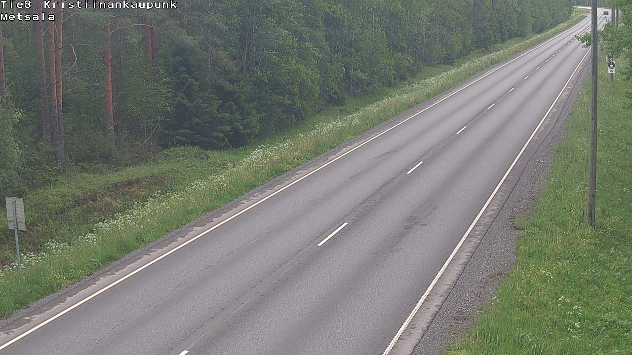 Kelikamerat Kuva Tie 8 Kristiinankaupunki, Metsälä, Kristiinankaupunki, Pohjanmaa