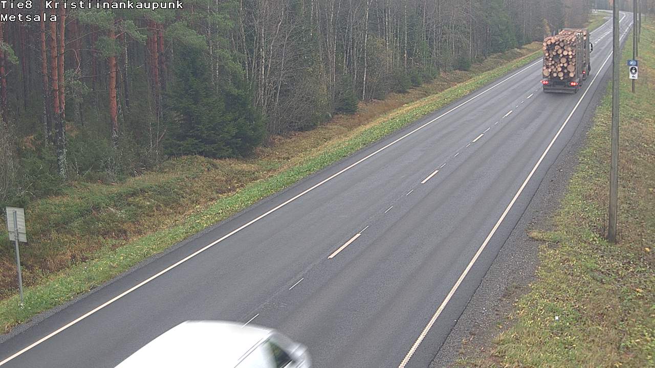 Kelikamerat Kuva Tie 8 Kristiinankaupunki, Metsälä, Kristiinankaupunki, Pohjanmaa