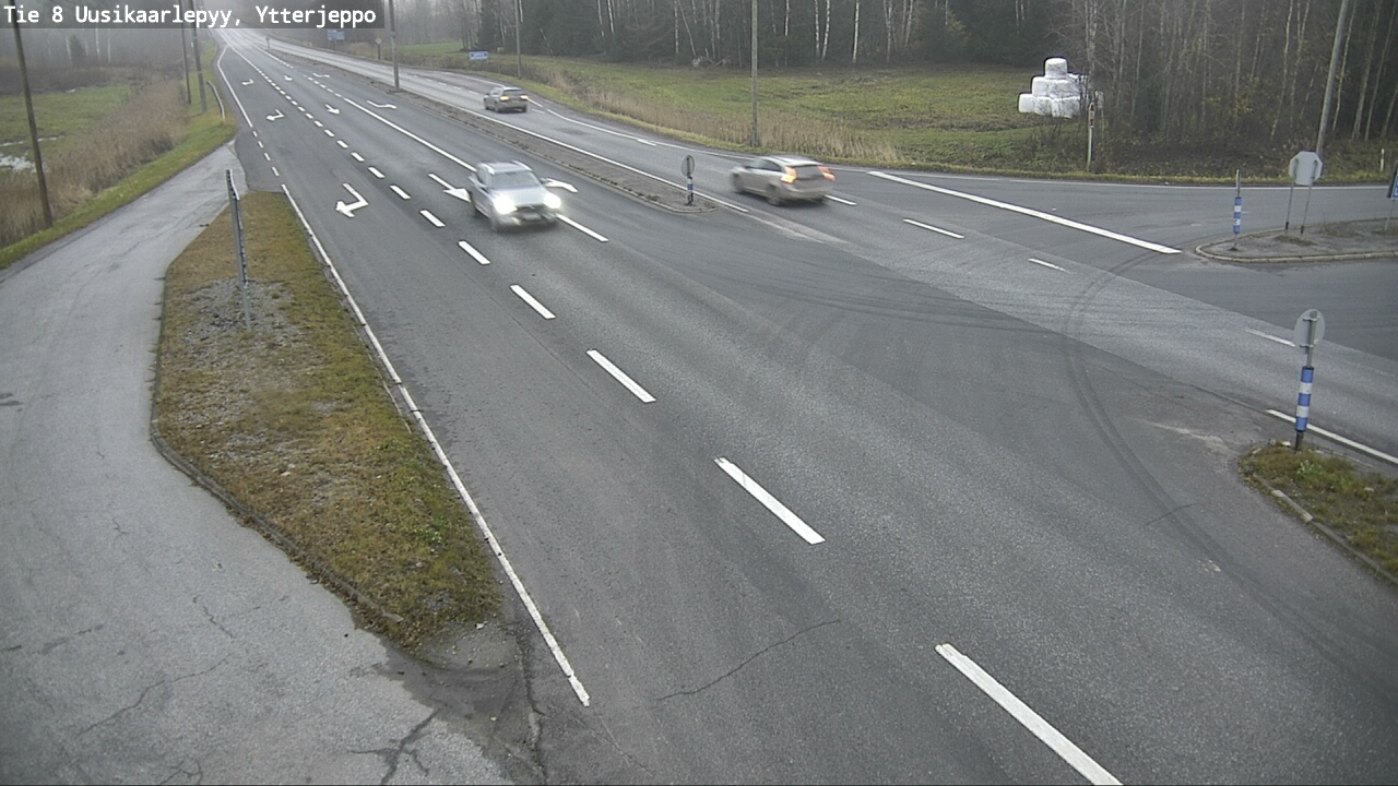 Kelikamerat Kuva Tie 8 Uusikaarlepyy, Ytterjeppo, Uusikaarlepyy, Pohjanmaa