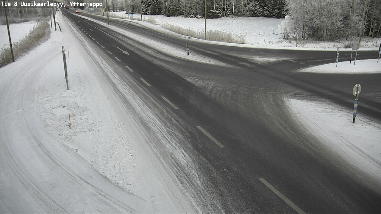 Weather Camera Image Väg 8 Nykarleby, Ytterjeppo, Uusikaarlepyy, Pohjanmaa