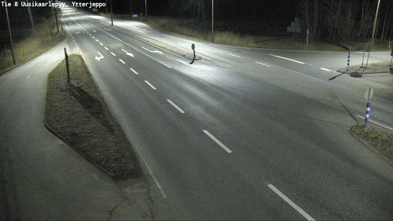 Weather Camera Image Road 8 Uusikaarlepyy, Ytterjeppo, Uusikaarlepyy, Pohjanmaa