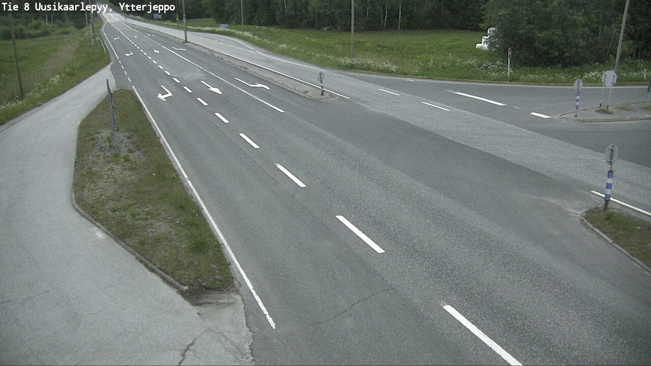 Kelikamerat Kuva Tie 8 Uusikaarlepyy, Ytterjeppo, Uusikaarlepyy, Pohjanmaa