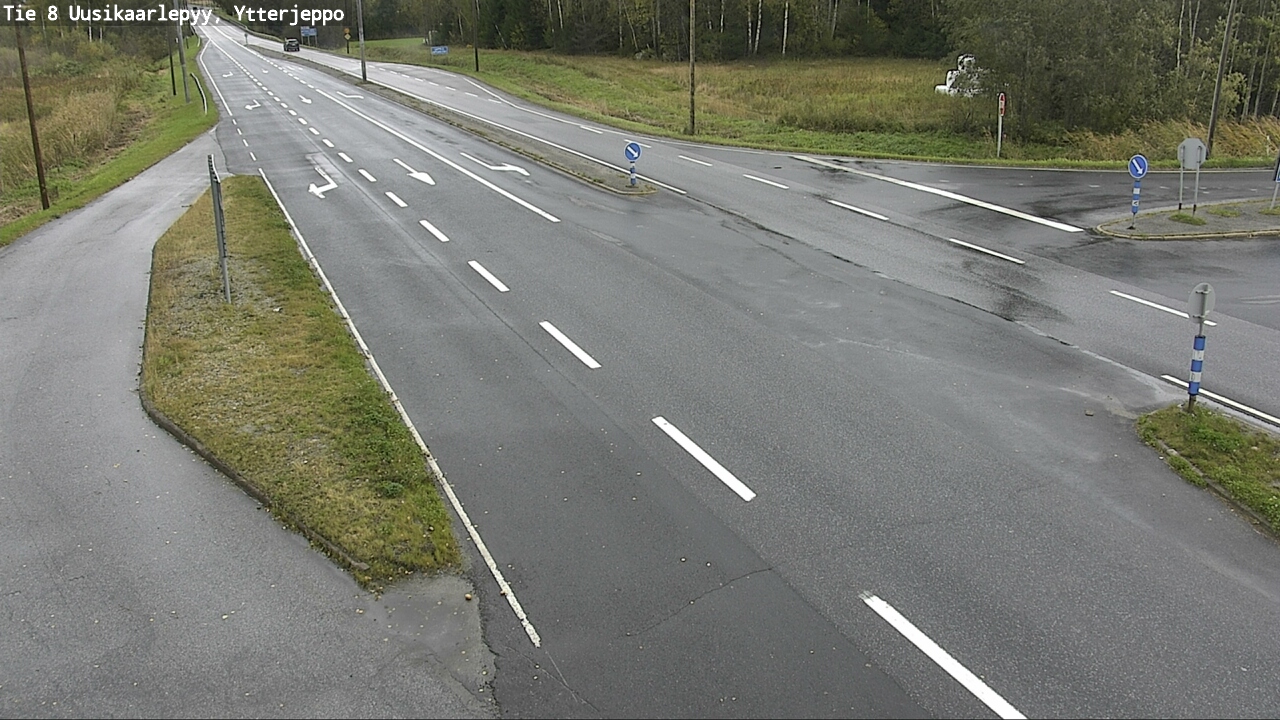 Weather Camera Image Road 8 Uusikaarlepyy, Ytterjeppo, Uusikaarlepyy, Pohjanmaa