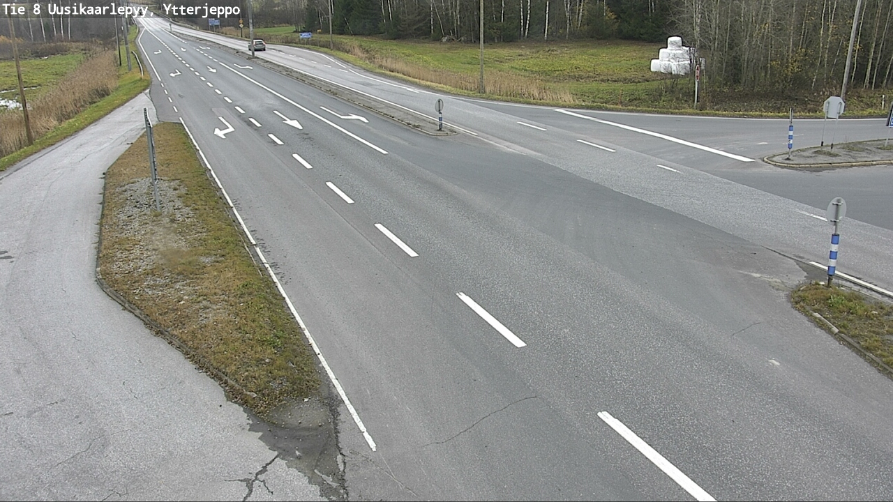 Kelikamerat Kuva Tie 8 Uusikaarlepyy, Ytterjeppo, Uusikaarlepyy, Pohjanmaa