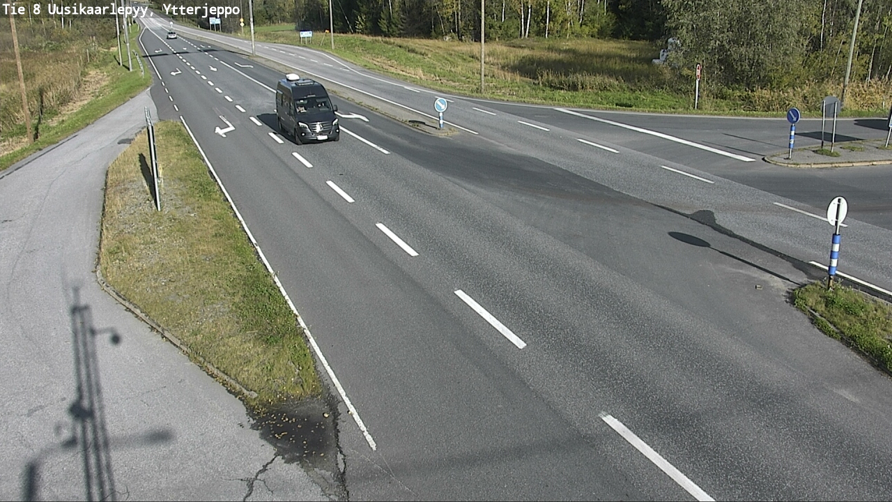 Weather Camera Image Väg 8 Nykarleby, Ytterjeppo, Uusikaarlepyy, Pohjanmaa