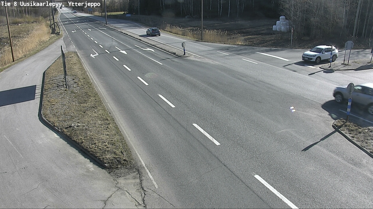 Weather Camera Image Road 8 Uusikaarlepyy, Ytterjeppo, Uusikaarlepyy, Pohjanmaa
