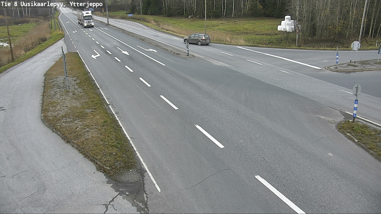 Kelikamerat Kuva Tie 8 Uusikaarlepyy, Ytterjeppo, Uusikaarlepyy, Pohjanmaa