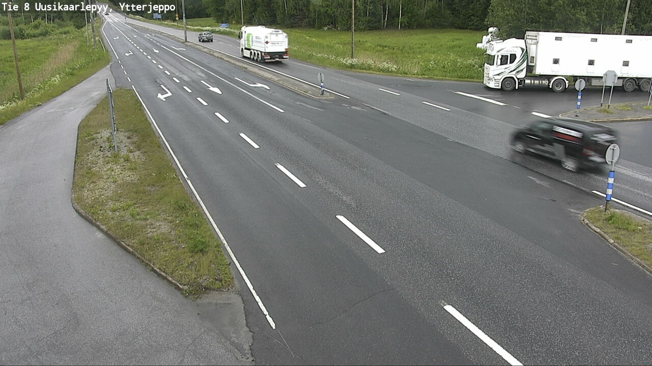 Weather Camera Image Väg 8 Nykarleby, Ytterjeppo, Uusikaarlepyy, Pohjanmaa
