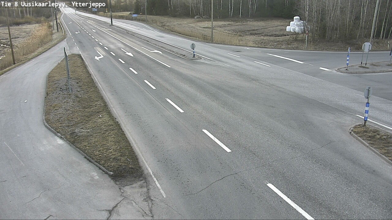 Kelikamerat Kuva Tie 8 Uusikaarlepyy, Ytterjeppo, Uusikaarlepyy, Pohjanmaa