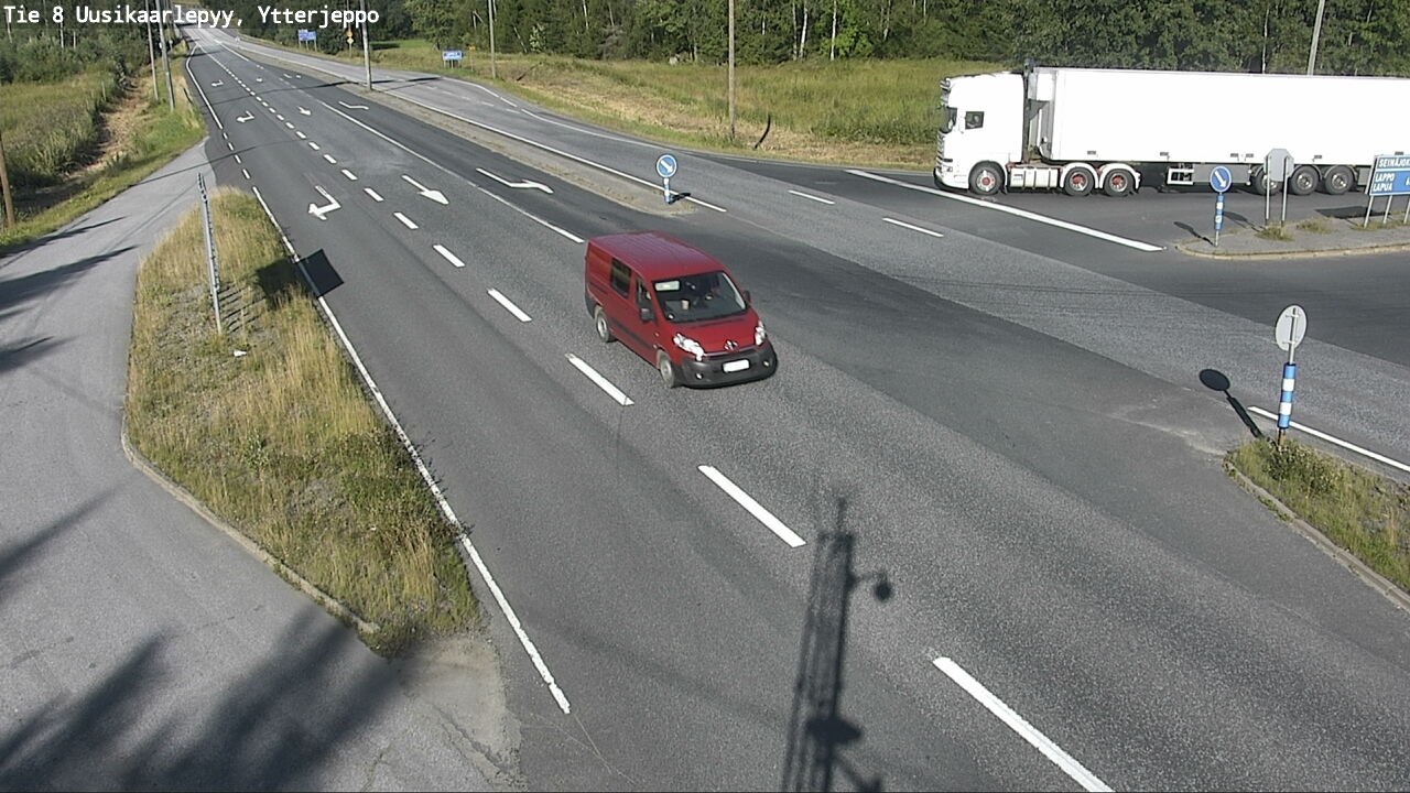 Kelikamerat Kuva Tie 8 Uusikaarlepyy, Ytterjeppo, Uusikaarlepyy, Pohjanmaa