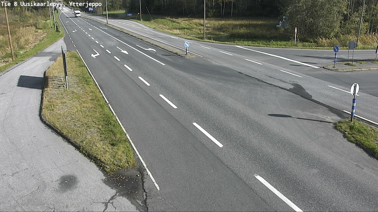 Weather Camera Image Road 8 Uusikaarlepyy, Ytterjeppo, Uusikaarlepyy, Pohjanmaa