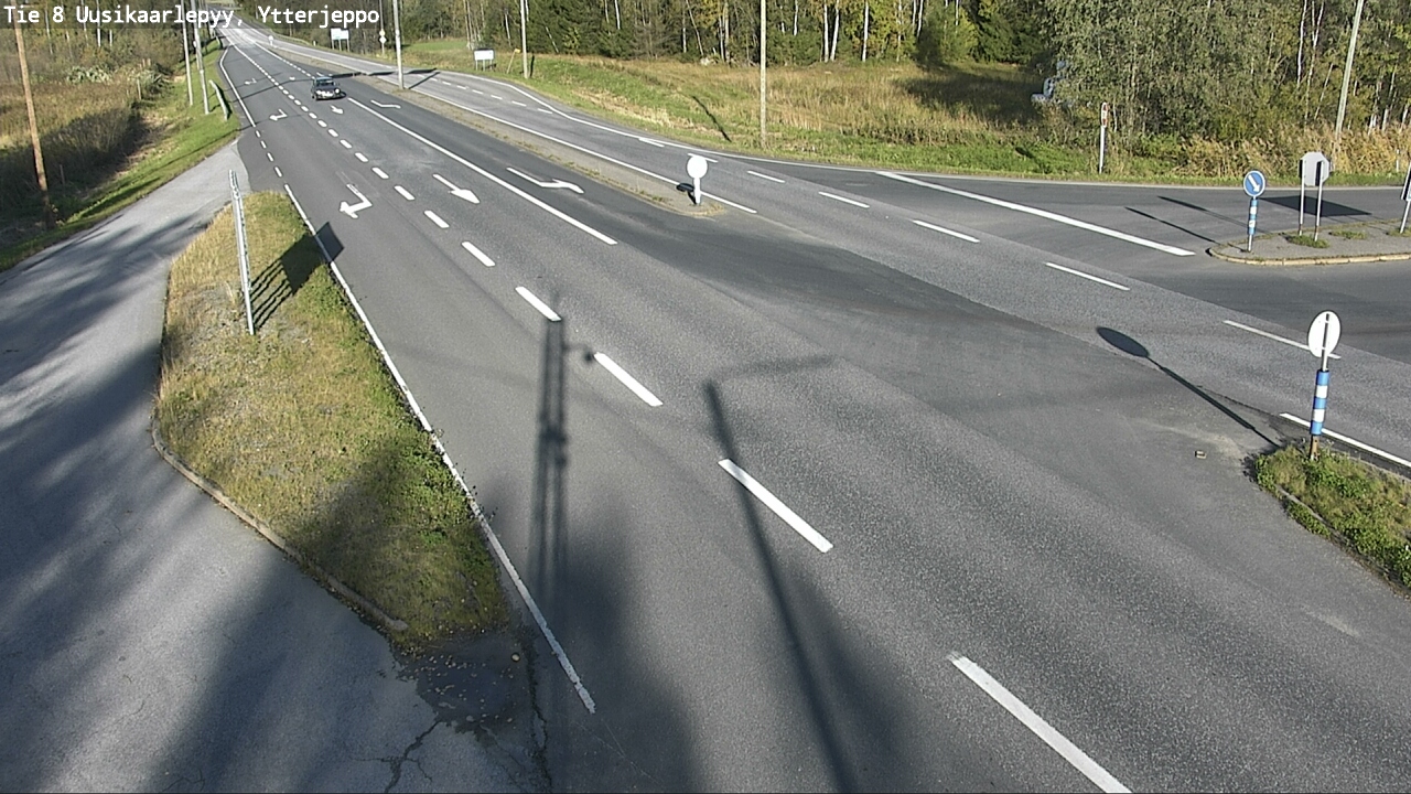 Weather Camera Image Väg 8 Nykarleby, Ytterjeppo, Uusikaarlepyy, Pohjanmaa