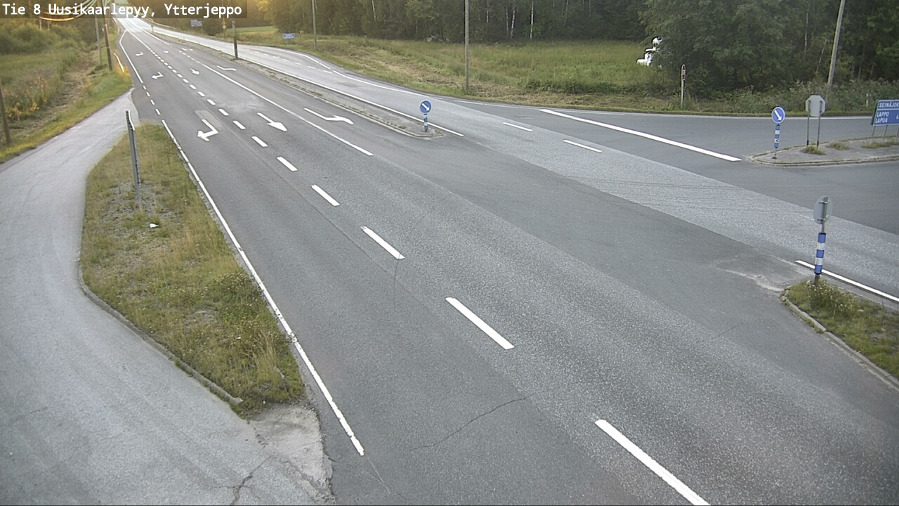 Weather Camera Image Road 8 Uusikaarlepyy, Ytterjeppo, Uusikaarlepyy, Pohjanmaa