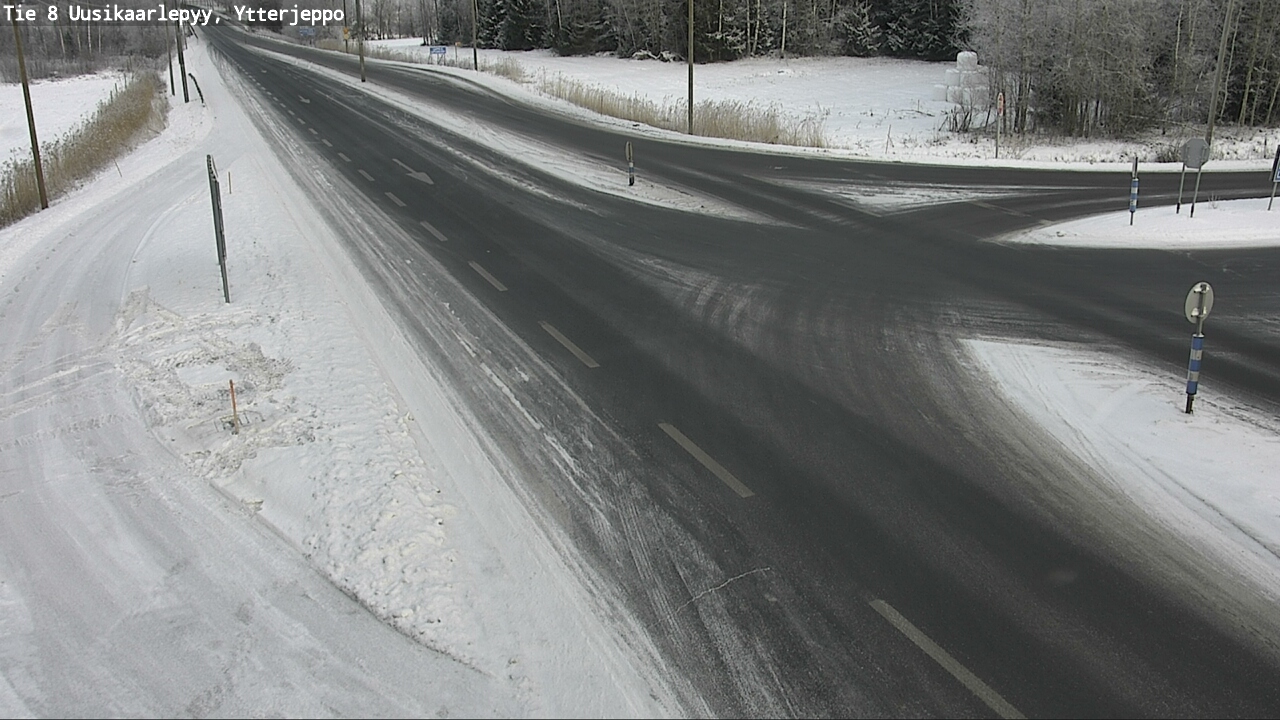 Kelikamerat Kuva Tie 8 Uusikaarlepyy, Ytterjeppo, Uusikaarlepyy, Pohjanmaa
