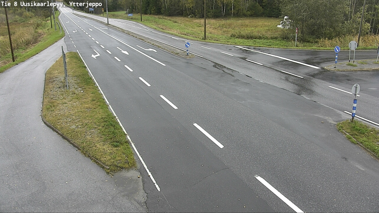 Weather Camera Image Road 8 Uusikaarlepyy, Ytterjeppo, Uusikaarlepyy, Pohjanmaa
