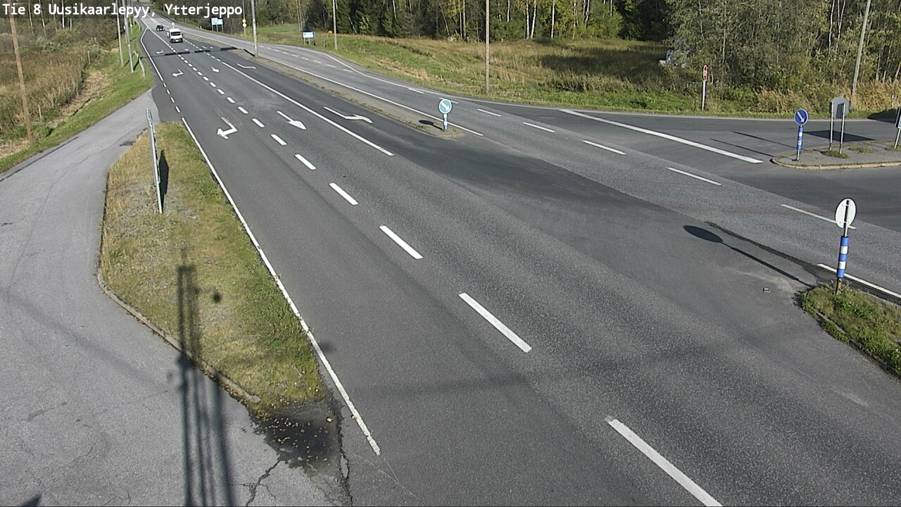 Weather Camera Image Väg 8 Nykarleby, Ytterjeppo, Uusikaarlepyy, Pohjanmaa
