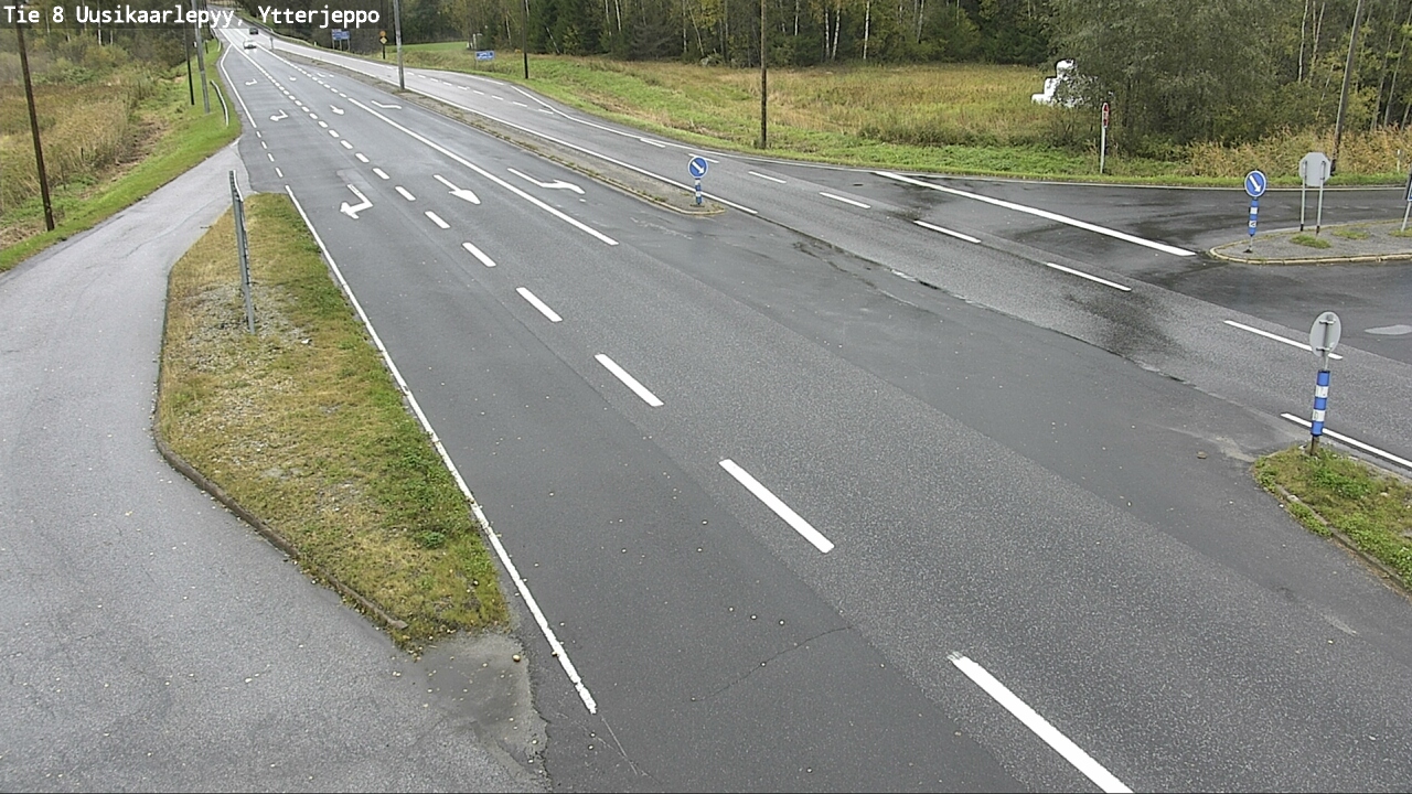 Weather Camera Image Road 8 Uusikaarlepyy, Ytterjeppo, Uusikaarlepyy, Pohjanmaa